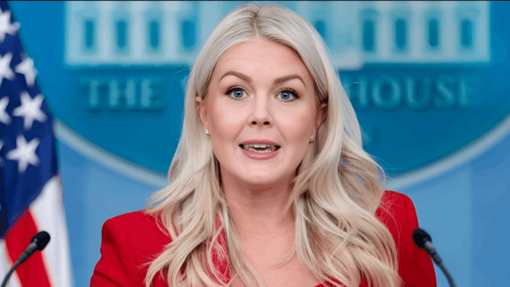Trump Karoline Leavitt Exit White House Press Secretary August