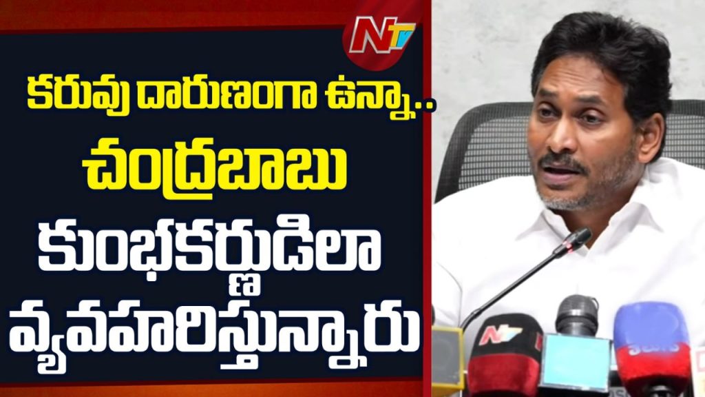 Ys Jagan Slams Cm Chandrababu Over Ap Drought Farmer And Water Crisis