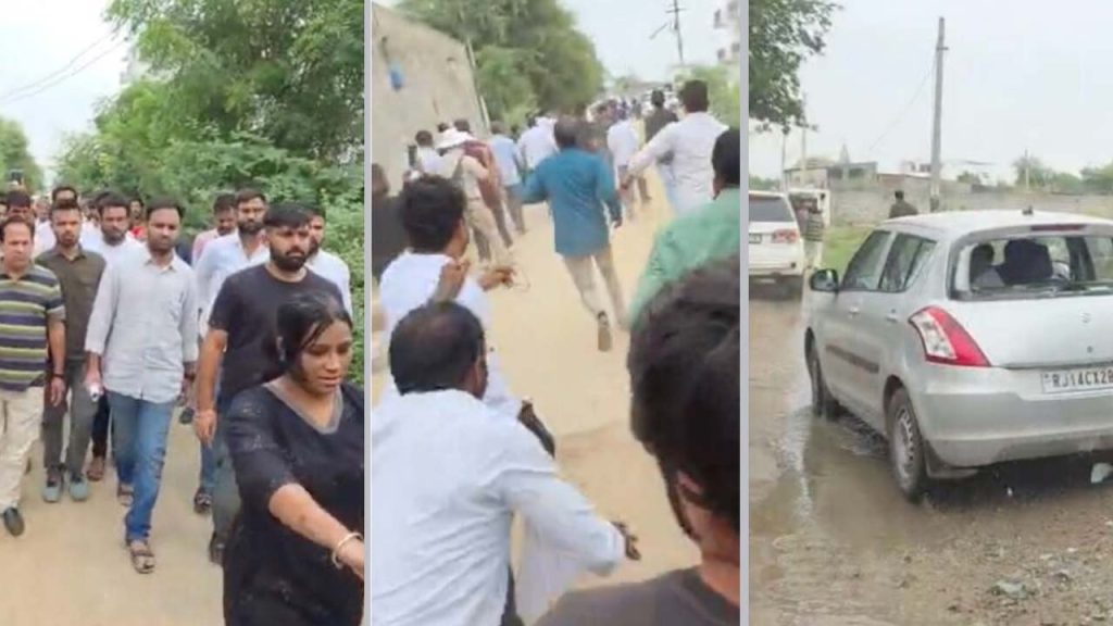 Jaipur School Dispute Turns Tense As Villagers Protest Cj Party Workers