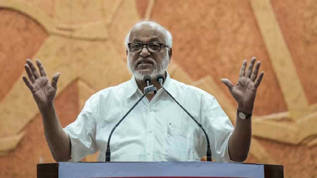 Dimaagi Naxal Label Targets Jantar Mantar Protesters Says Cpim Chief Ma Baby
