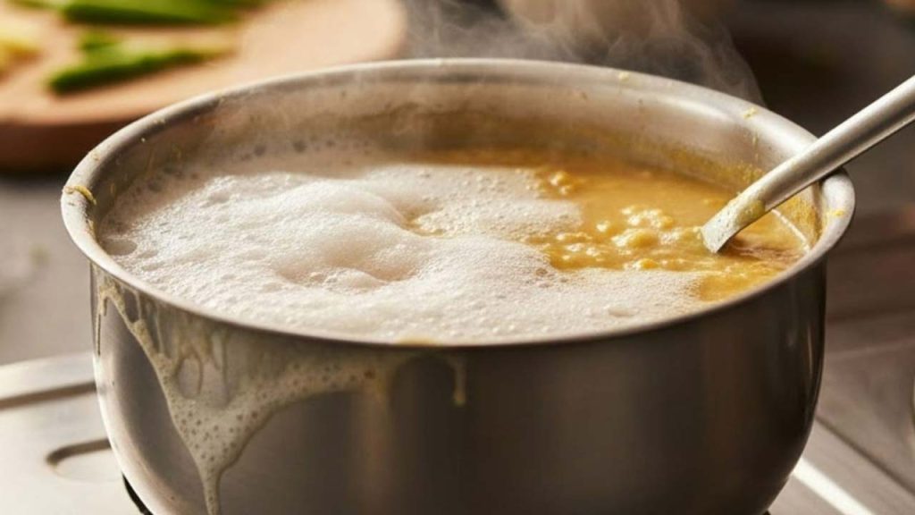 Dal White Foam While Cooking Truth