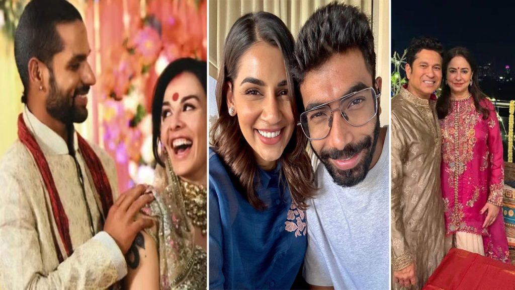 Indian Cricketers Who Married Older Women Sachin Bumrah