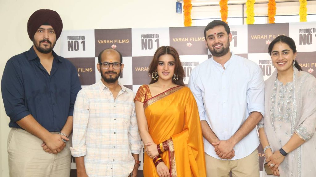 Nidhhi Agerwal Varah Films Mythology Thriller Grand Launch Srinivas Gopisetti