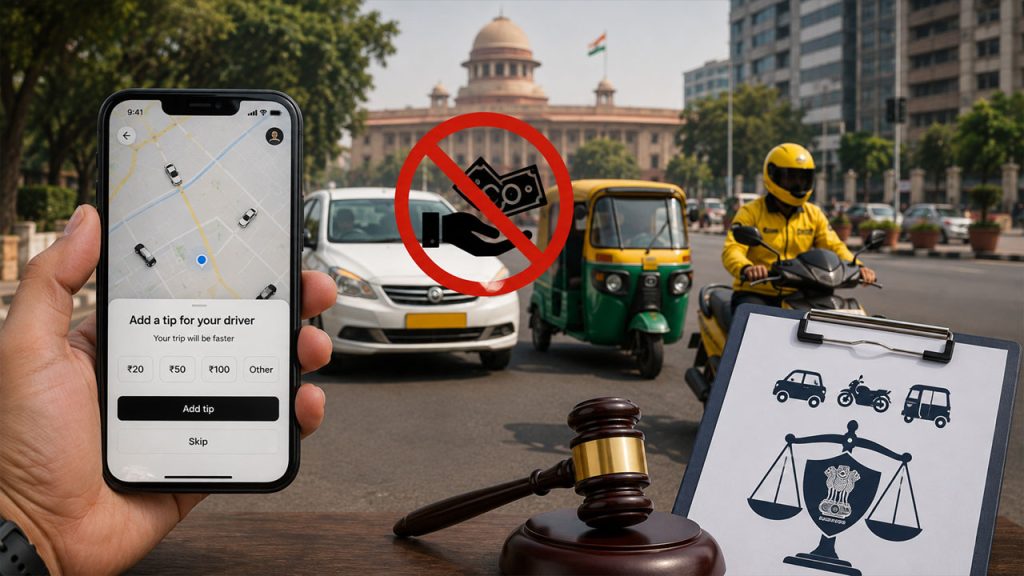 Ola Uber Rapido Advance Tip Ban Cab Booking New Rules