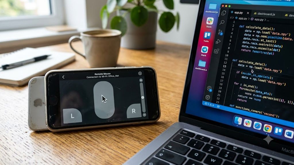 Turn Old Smartphone Into Wireless Mouse For Laptop
