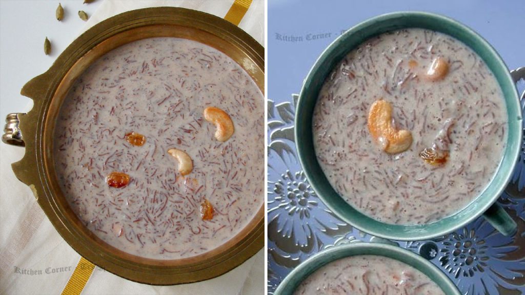 Ragi Semiya Payasam Recipe Healthy Dessert