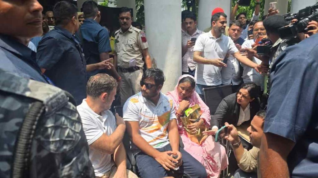 Rahul Gandhi Pellet Gun Protest Delhi Police Fir