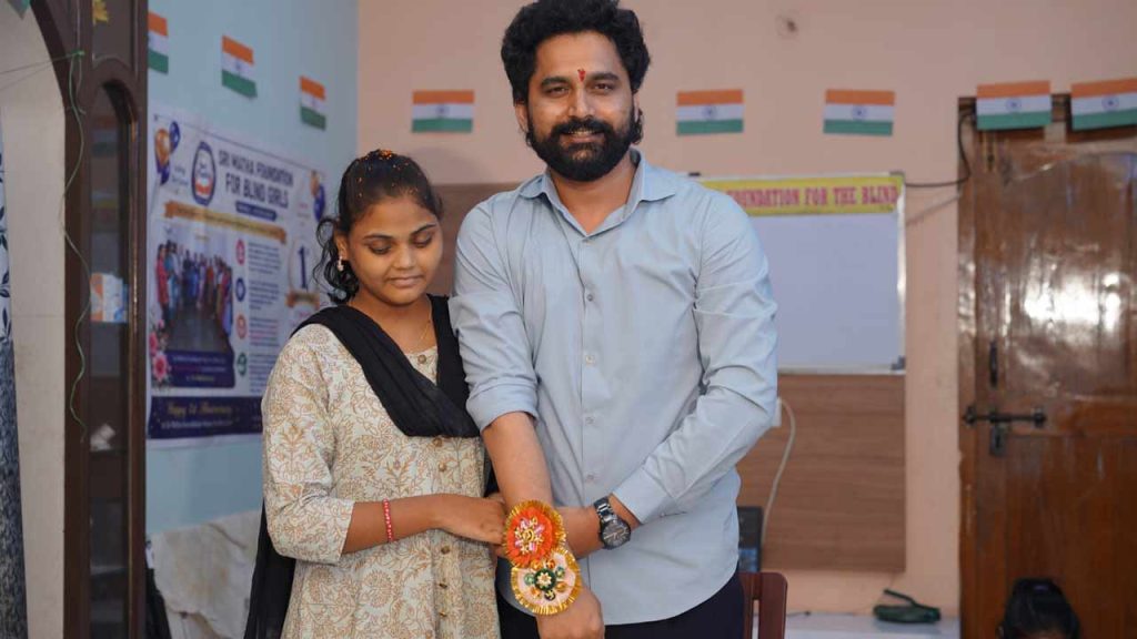 Sanjosh Rakhi Celebrations Sri Matha Blind Foundation