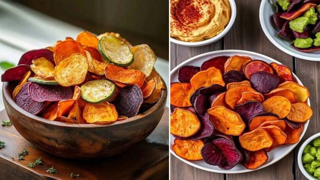 Zero Oil Vegetable Chips Recipe Healthy Monsoon Snack