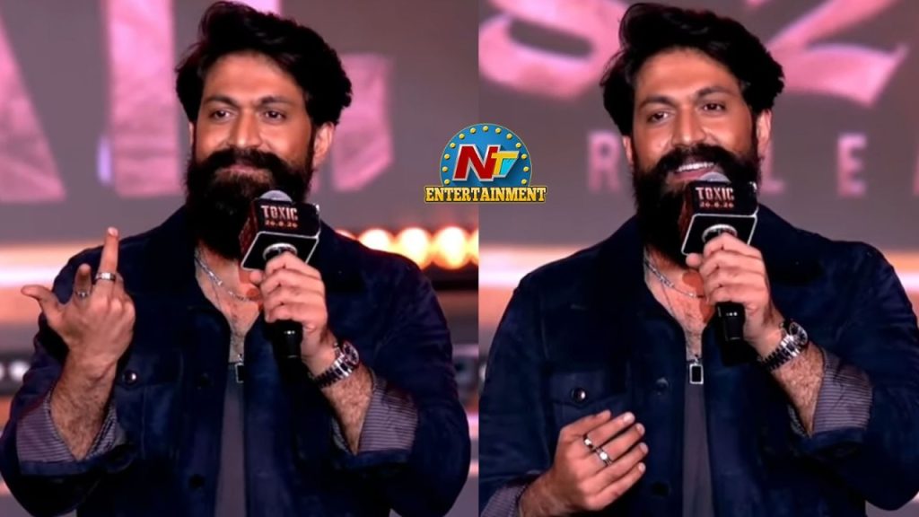 Rocking Star Yash Toxic Movie Pre Release Event Hyderabad Speech Dil Raju Release Date
