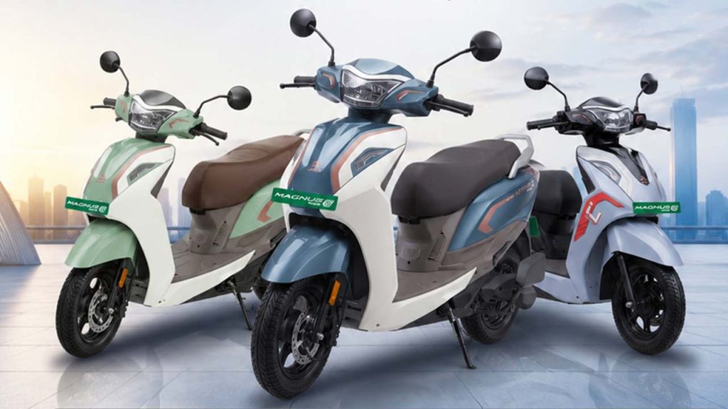 Ampere Magnus G Max 142 Km Range 65 Kmph Speed 34l Storage At Rs1 03 Lakh