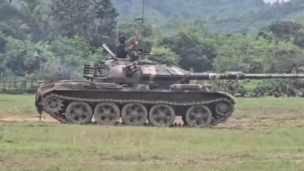 Bangladesh Army Exercise Chinese Type 59 Tank Explosion Two Soldiers Killed
