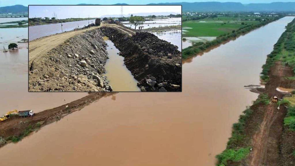 Kondapalli Budameru Flood Officials Take Precautionary Measures