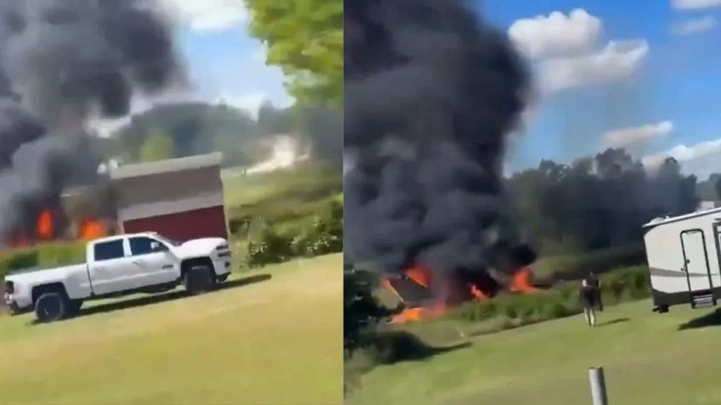 F 16 Fighter Jet Crash In Michigan During Training Flight Pilot Injured