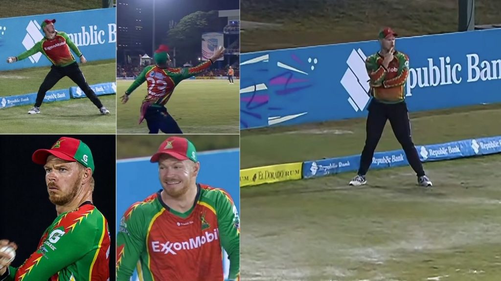 Glenn Phillips Takes Stunning One Handed Catch In Cpl 2026 Video Shakes Internet