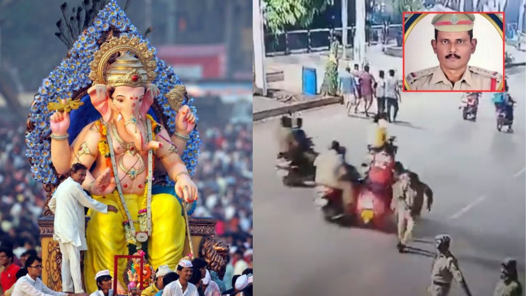 Hyderabad Ganesh Immersion Tragedy Si Venkanna Dies After Bike Accident
