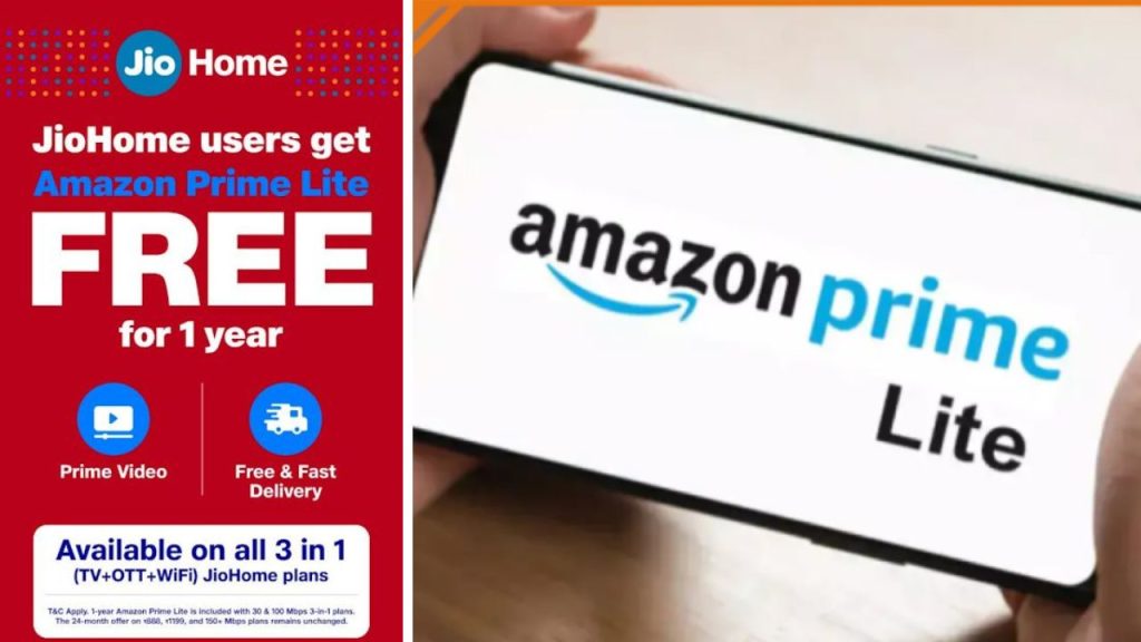 Jiohome Amazon Prime Lite Free For 1 Year Eligible Plans Activation Details Are