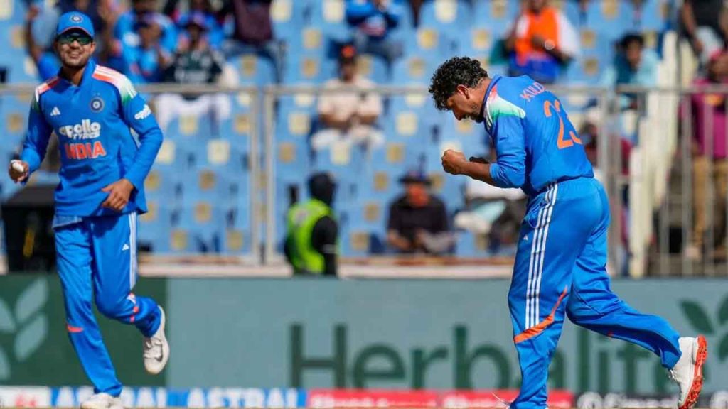 India Vs West Indies 1st Odi Shai Hope Century Kuldeep Yadav 4 Wickets Highlights
