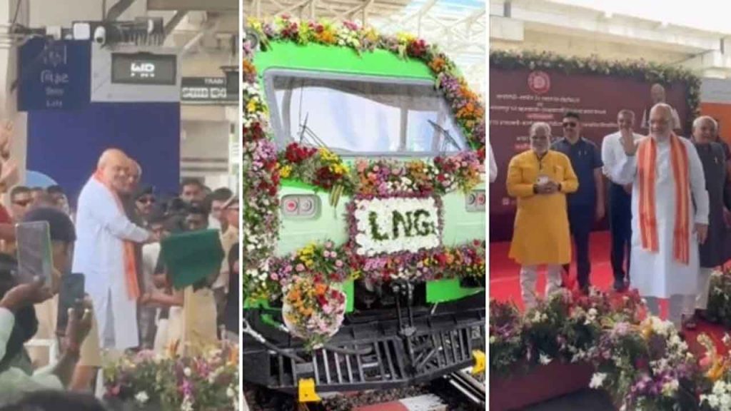 India First Lng Train Sabarmati Launch
