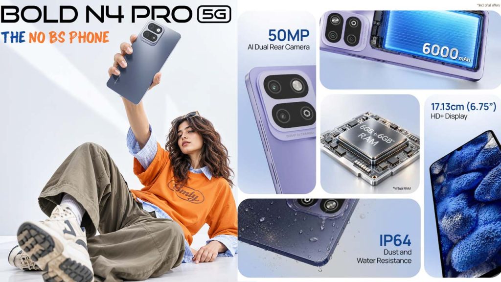 Lava Bold N4 Pro 5g Launched In India 50mp Camera 6000mah Battery