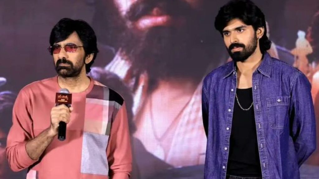Maremmma Pre Release Event Ravi Teja Praises Madhavs Rustic Debut