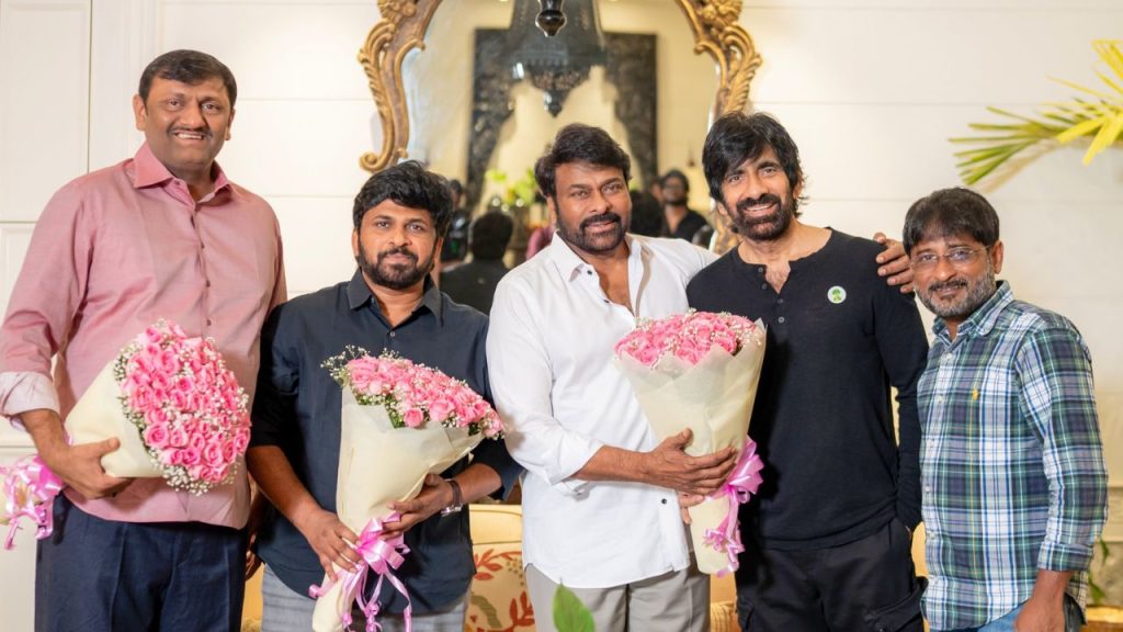 Chiranjeevi Ram Charan Ravi Teja Shiva Nirvana Irumudi Success Meet