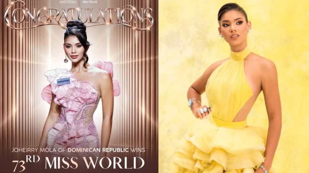 Miss World 2026 Joheirry Mola Of Dominican Republic Wins Crown