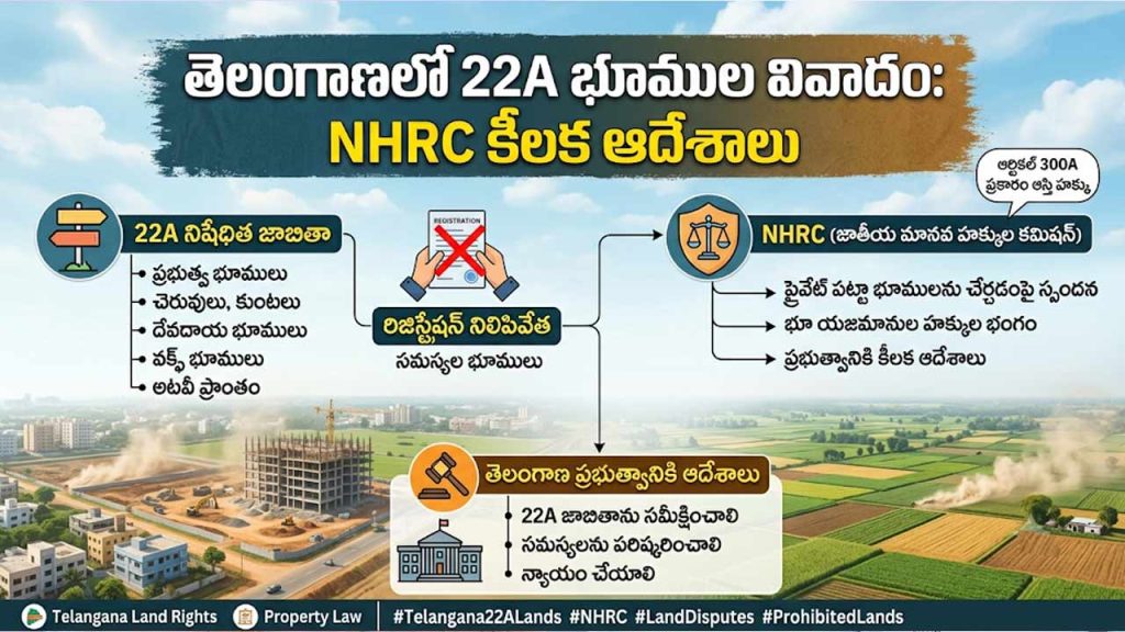 Telangana 22a Land List Nhrc Orders Independent Inquiry