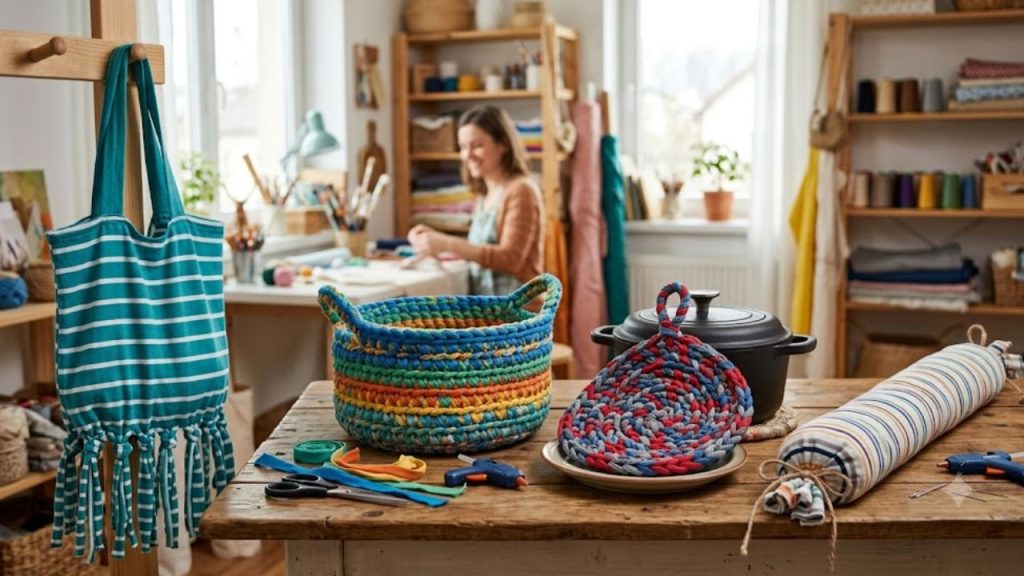 How To Reuse Old T Shirts Make 4 Useful Things At Home