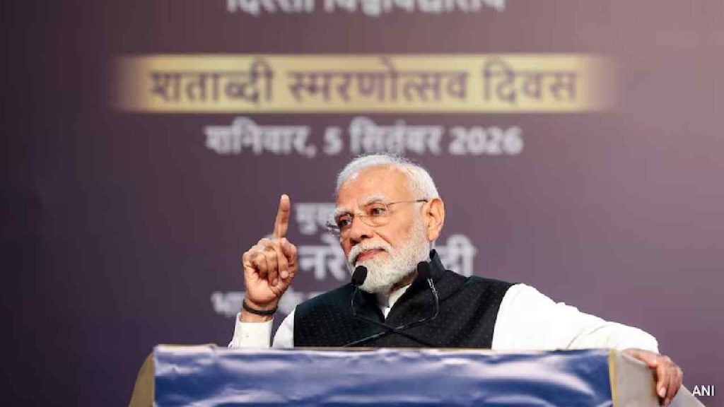 Pm Modi Dimagi Naxal Remark Srcc Speech 2026