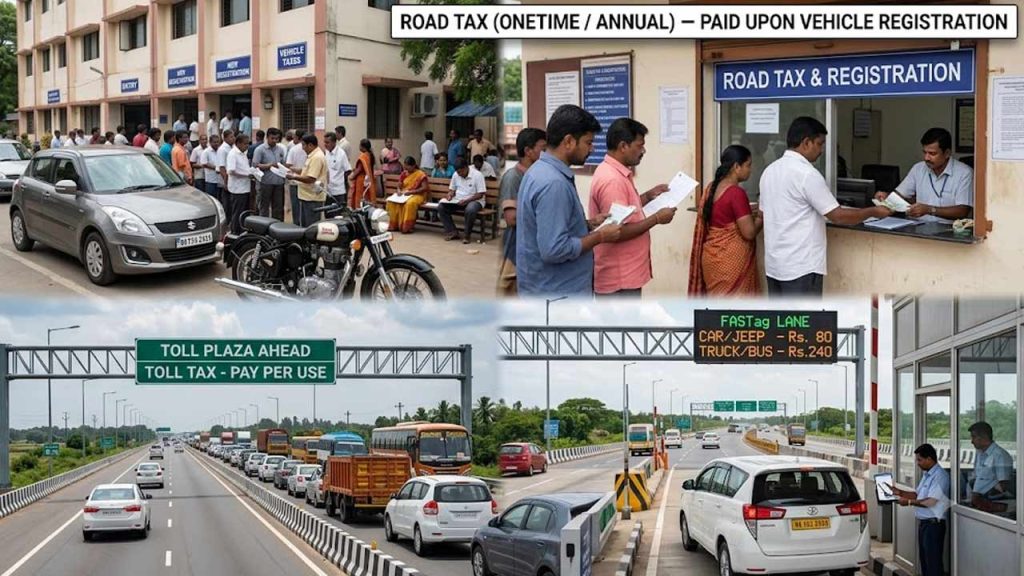 Road Tax Vs Toll Tax Key Differences Every Vehicle Owner Should Know