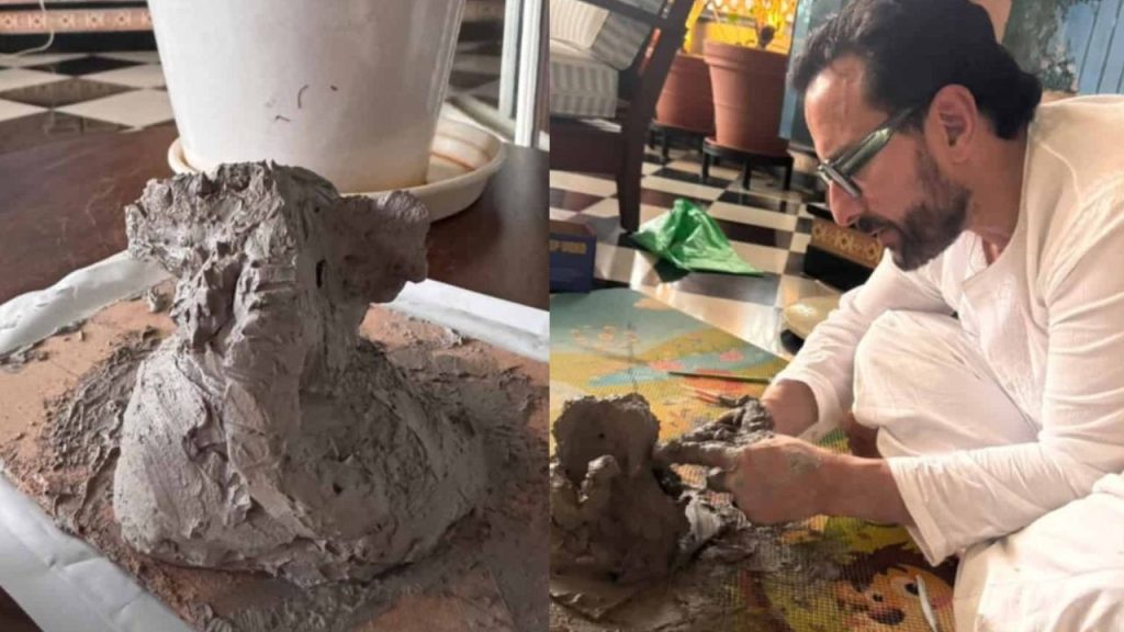 Kareena Kapoor Ganesh Chaturthi Saif Ali Khan Makes Eco Friendly Ganpati