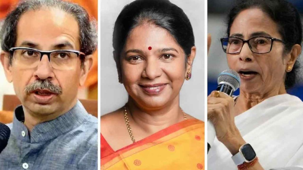 Dmk Third Front Buzz Kanimozhi Meets Mamata After Uddhav Thackeray Sharad Pawar