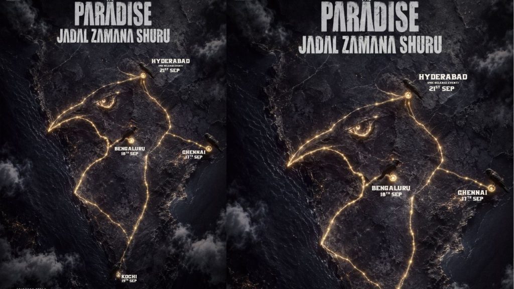 The Paradise Pre Release Tour Nani Event Schedule