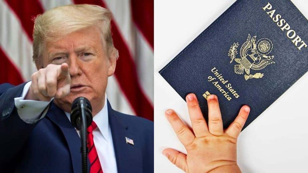 Trump Us Child Passport Parents Citizenship Immigration Proof