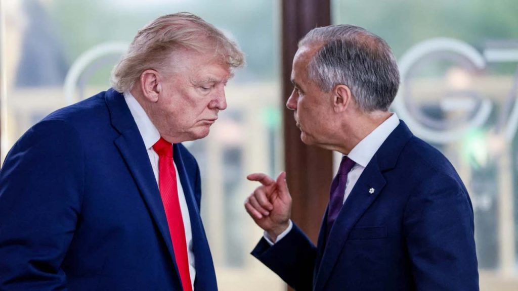 Trump Carney Us Canada Trade War Tariffs