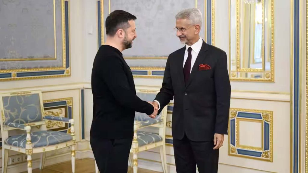 Jaishankar Meets Zelenskyy Kyiv Ukraine War Peace Black Sea Security