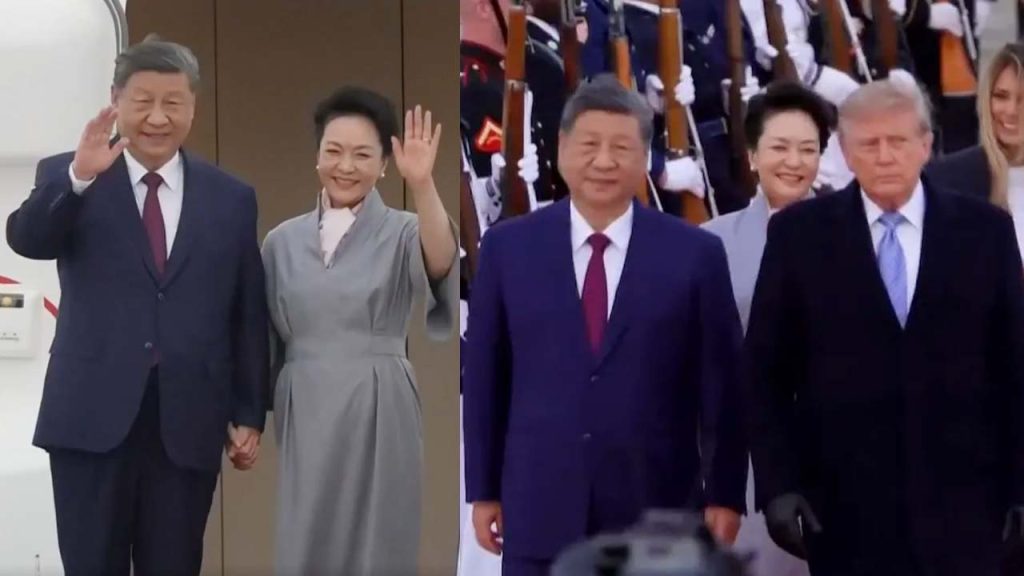 Xi Jinping Reaches Us After 10 Years Trump Personally Welcomes Chinese President