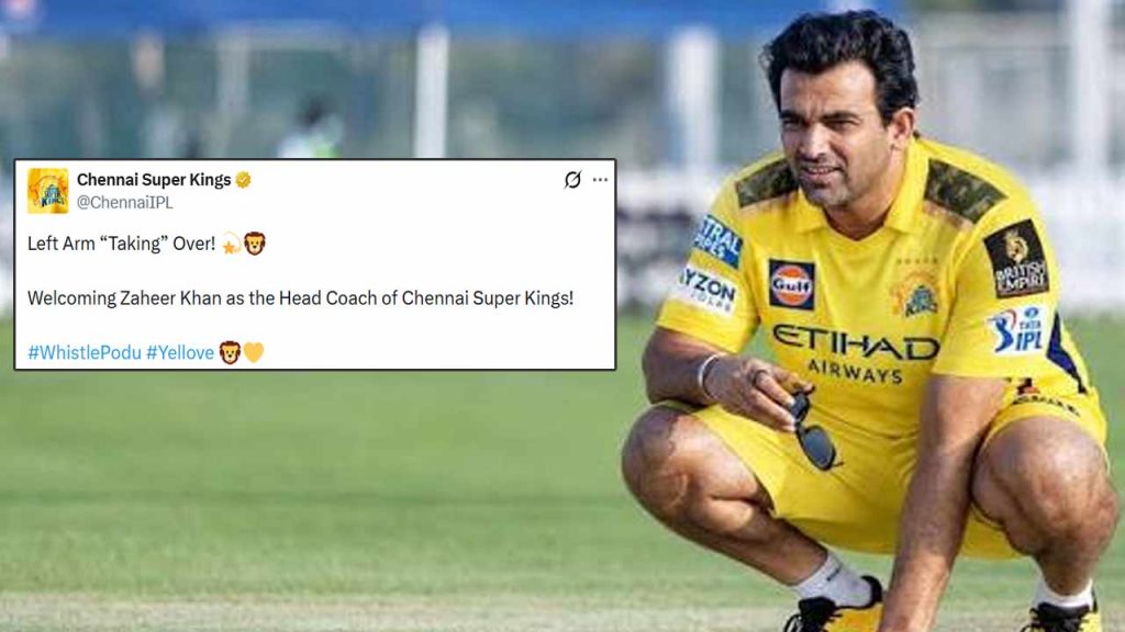 Zaheer Khan Named Csk Head Coach Ahead Of Ipl 2027