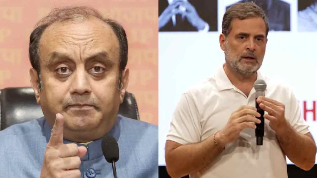 Bjp Sudhanshu Trivedi Rahul Gandhi Vote Chori Anti Incumbency Sir Row