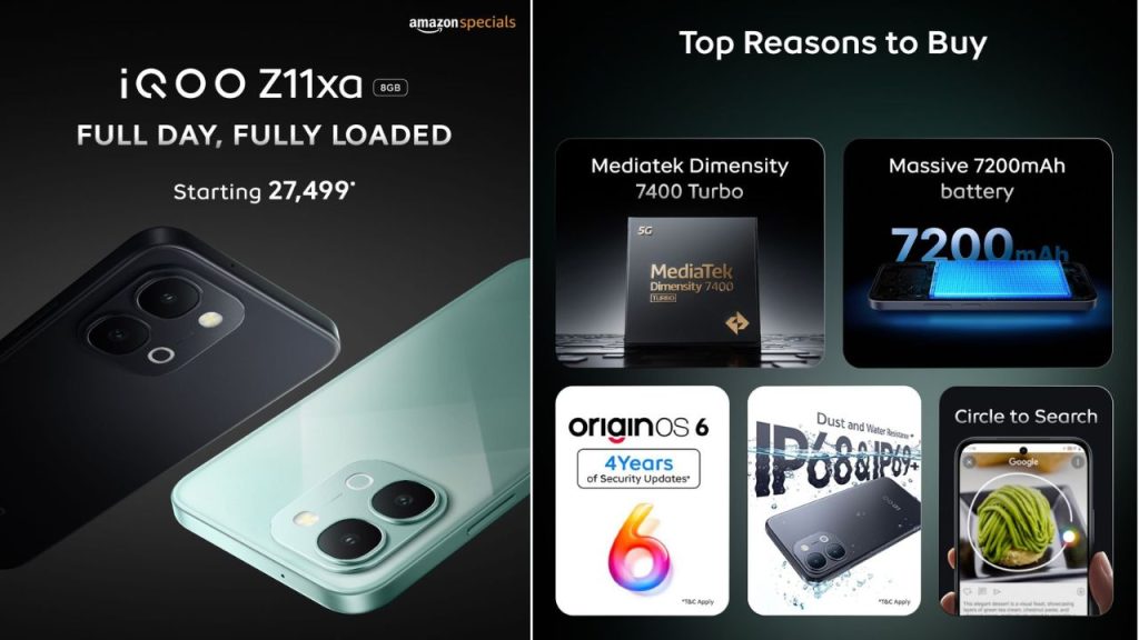 Iqoo Z11xa 5g Launched In India 7200mah Battery 120hz Display 50mp Camera And More