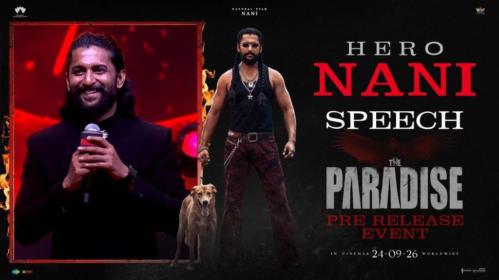 Nani Fiery Speech At The Paradise Pre Release Event