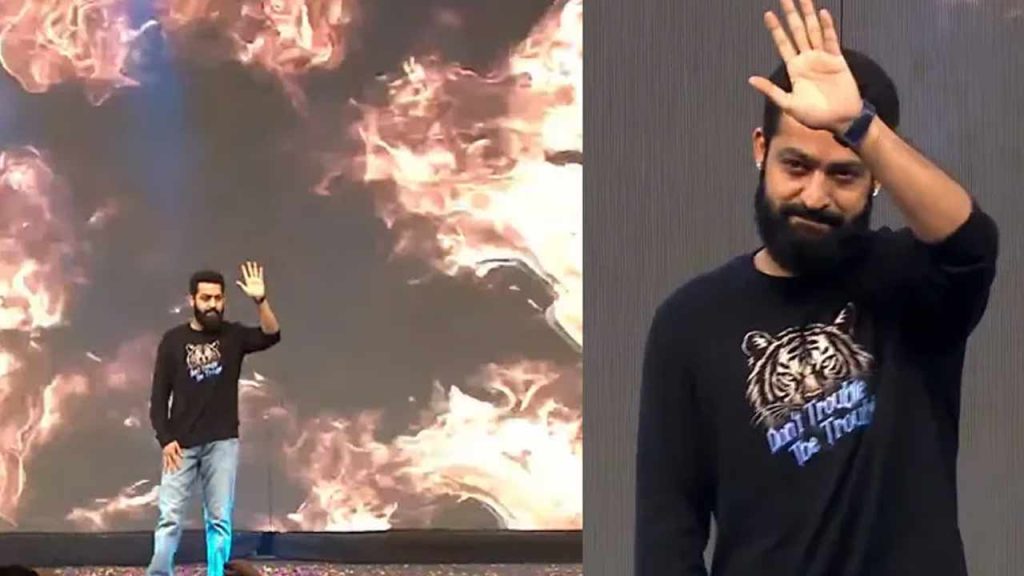 Jr Ntr Mass Entry Dont Trouble The Trouble Event