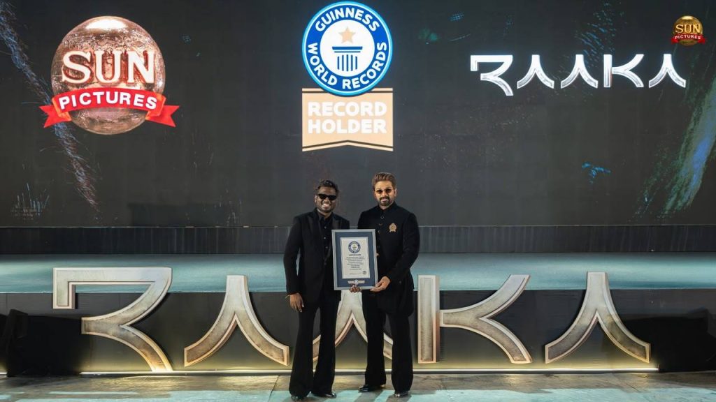 Allu Arjun Atlee Raaka Sets Guinness World Record Motion Capture