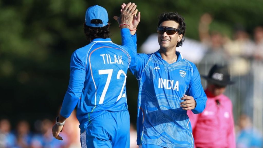 Abhishek Sharma Shines In Asian Games 2026 Takes 2 Wickets Video Goes Viral