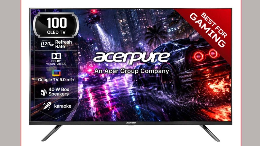 Acerpure Nitro Qled Smart Tv Series Launched With 75 85 And 100 Inch Displays