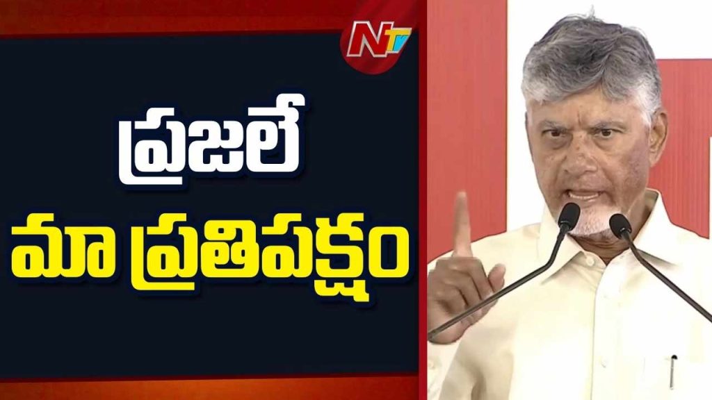 Chandrababu Naidu Button Pressing Is Not My Style People Are Our Opposition
