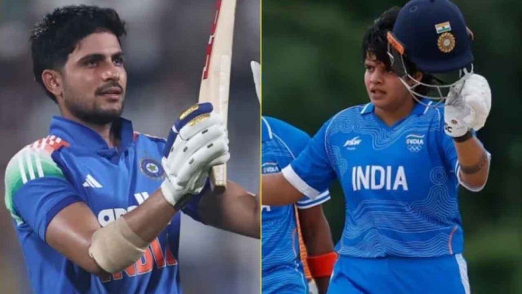 Shubman Gill Shafali Verma Win Icc Player Of The Month Awards
