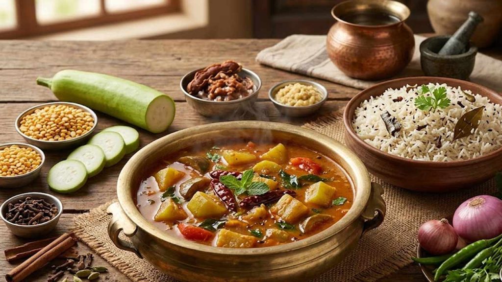 Hyderabadi Dalcha Recipe With 3 Lentils And Bottle Gourd