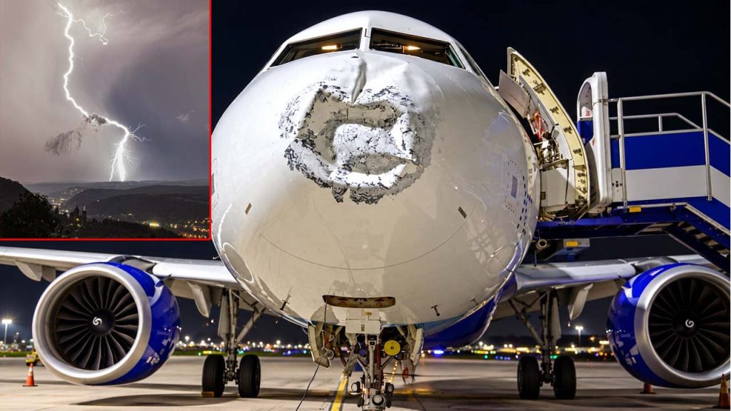 Indigo Flight Struck By Lightning At 17000 Feet 104 Passengers Safe